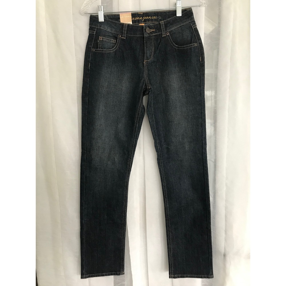 Arizona‎ Jean Co Girls 16 Slim Skinny Jeans Dark Denim Blast New With Tags